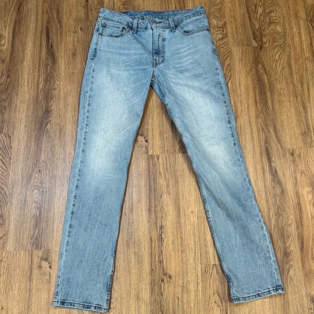 Levis 511 Slim Fit Jeans Mens 32x32 Light Wash Blue Denim 04511-1432